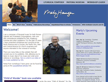 Tablet Screenshot of martyhaugen.com